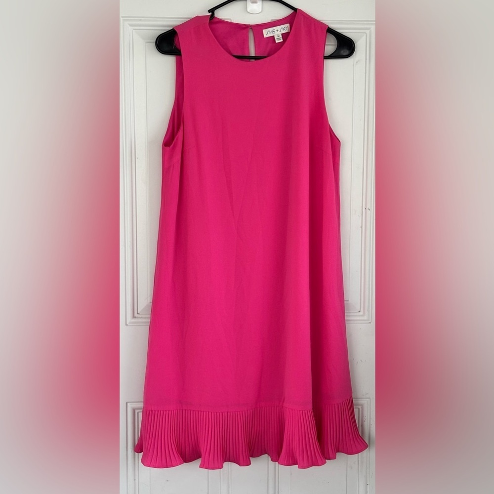 She + Sky PLAYFUL RUFFLE HEM DRESS